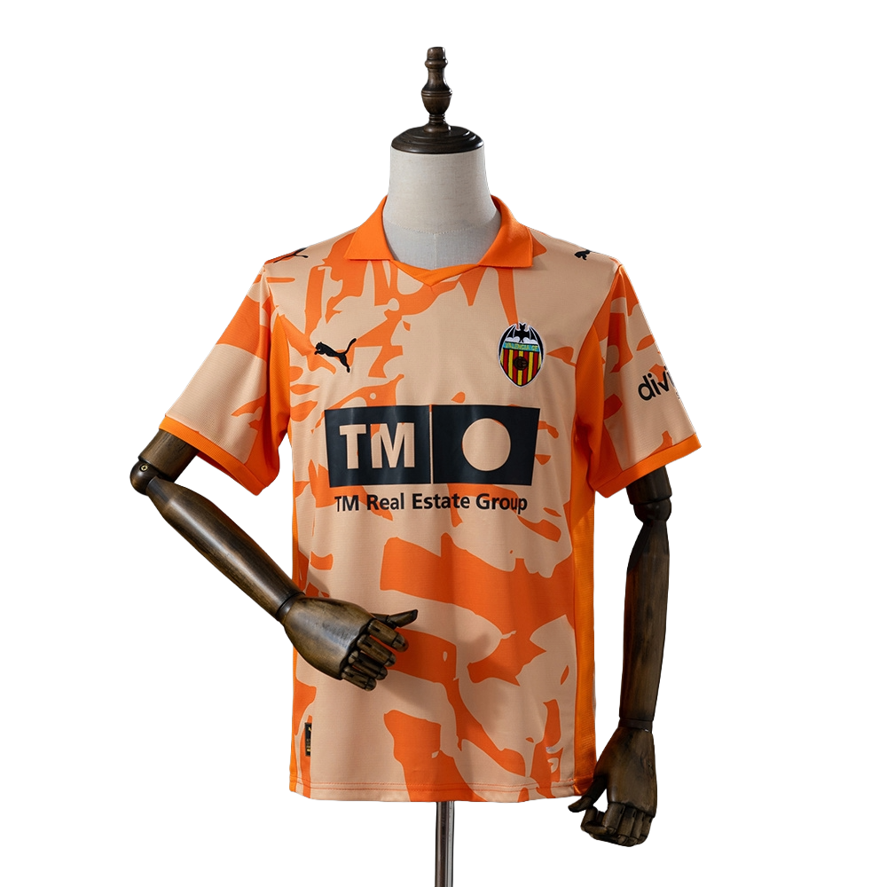 2025-26 Valencia Football Club Retro Edition Soccer Jersey Shirt