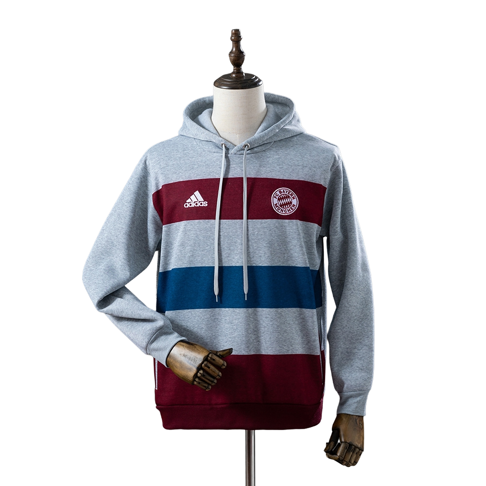 2014-15 Bayern Munich Football Club Soccer Retro Hooded Sweat Top BNWT