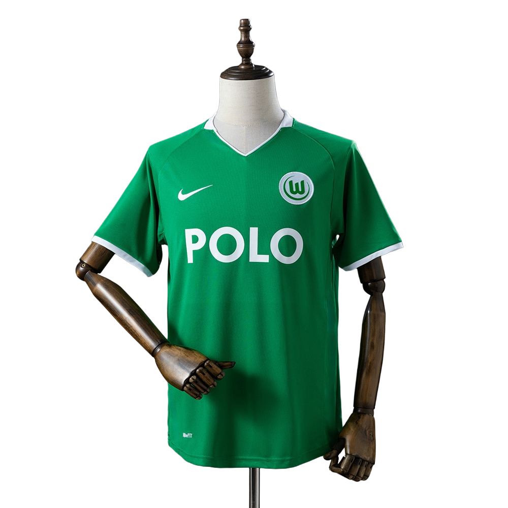 2008-09 VfL Wolfsburg Football Club Home Retro Soccer Jersey Shirt BNWT