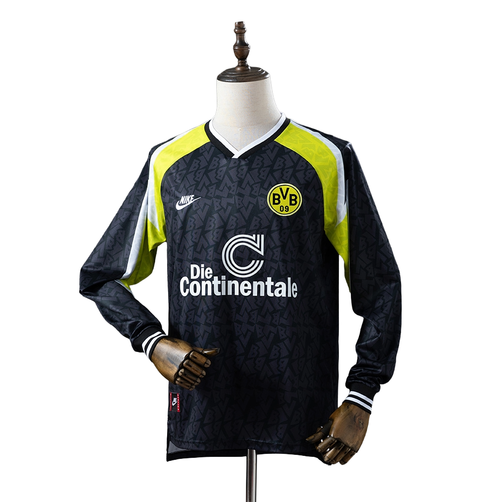 Borussia Dortmund 1996/1997 Retro Away L/S Football Shirt Soccer Jersey