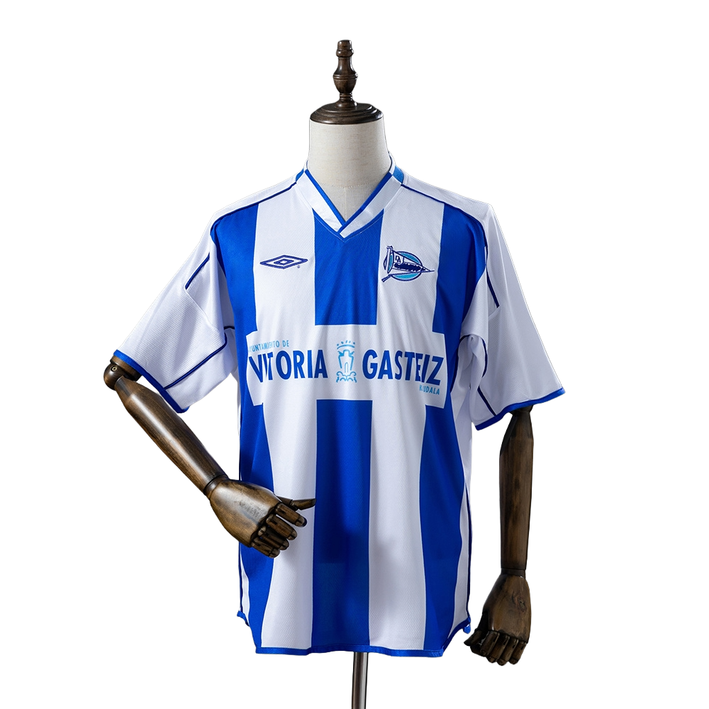 Deportivo Alaves 2003-2004 Home Football Shirt Soccer Jersey