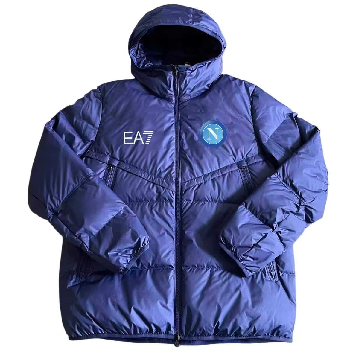 SSC Napoli Puffer Jacket Winter Coat Hooded