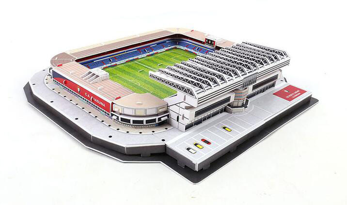 3D Football Soccer Stadium Puzzle Lego El Sadar Stadium