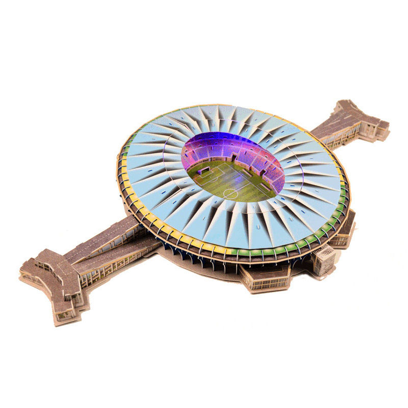 3D Football Soccer Stadium Puzzle Maracanã with LED lights