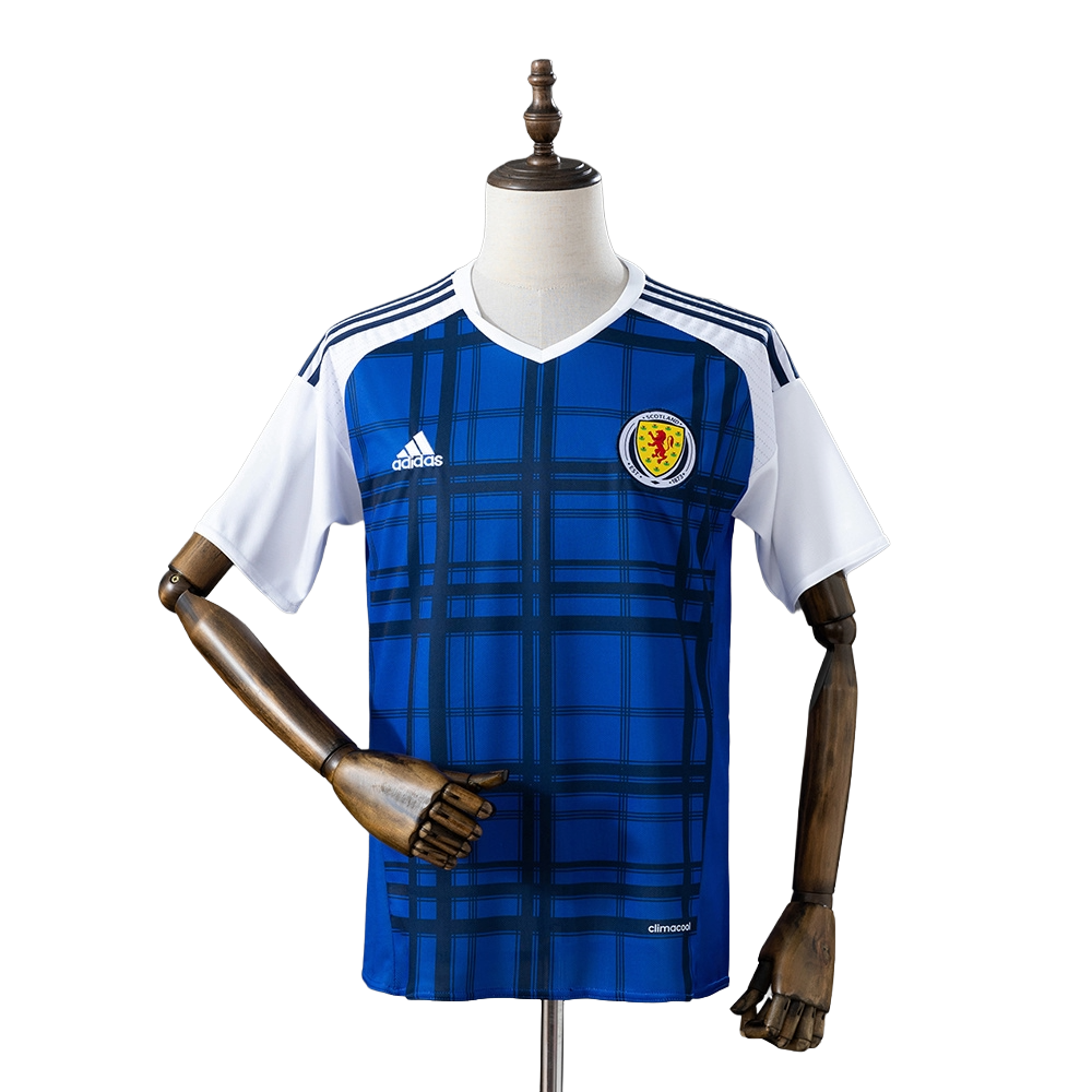 2016-17 Scotland national football team Home Retro Vintage Soccer Jersey