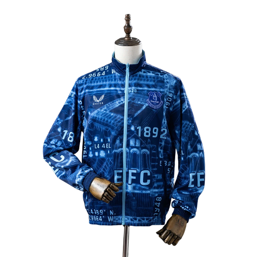 Thumbnail: 2026 Everton Football Club Full Zip Reversible Anthem Track Jacket Top BNWT