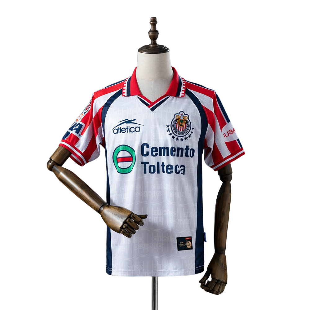 1999-00 Chivas Guadalajara Football Club Away Retro Soccer Jersey Shirt BNWT