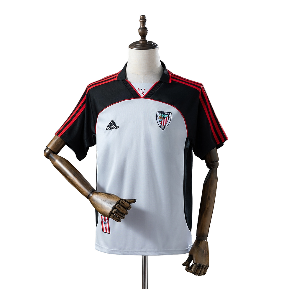 Thumbnail: 2002-03 Athletic Bilbao Football Club Retro Third Away Soccer Jersey Shirt