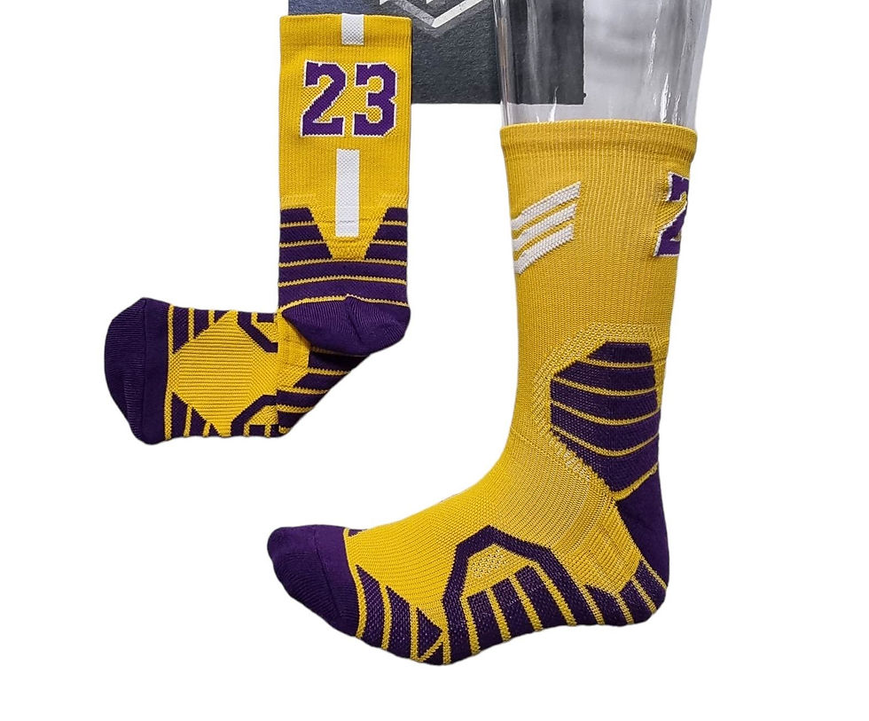 Thumbnail: Basketball NBA Elite Dri-Fit Crew Socks Adult Size Large White Green BNWT