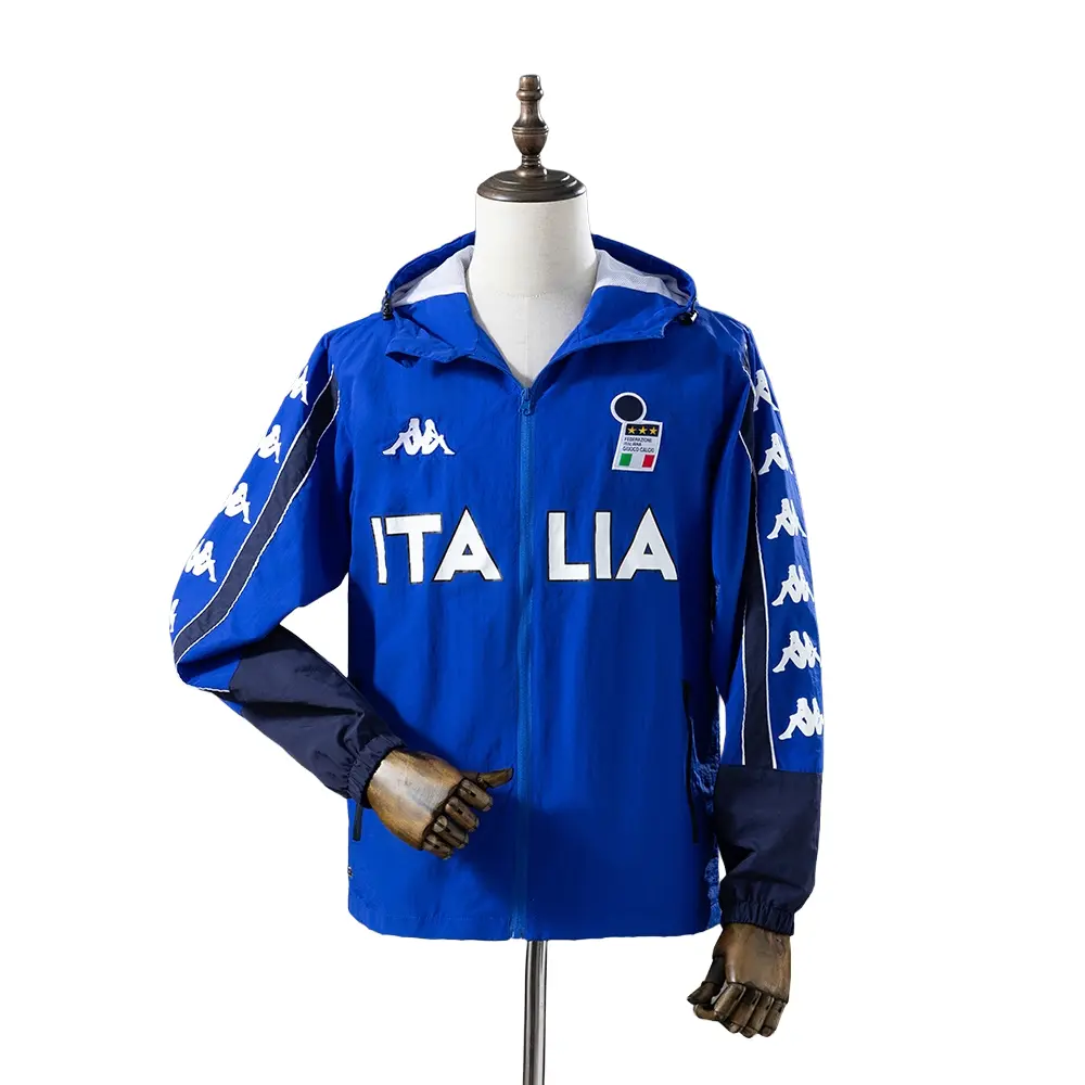 1999-01 Kappa Italy national football team Rain Jacket Soccer Retro (Adults)