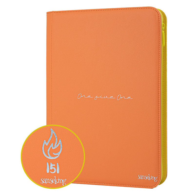 Thumbnail: Sanseking Premium 360 Pockets 151 PU Leather Zipper Card Binder for TCG