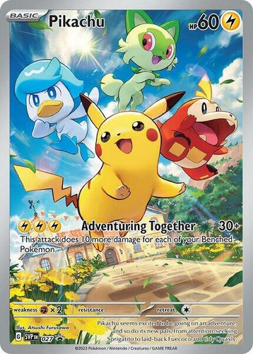 Pikachu - 027 - SV: Scarlet & Violet Promo | Pokemon Cards India