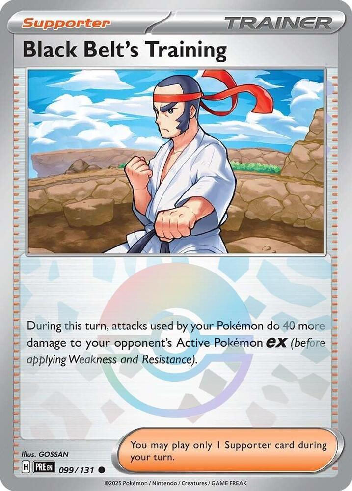 Black Belt's Training [Poke Ball] #99 Pokemon Prismatic Evolutions