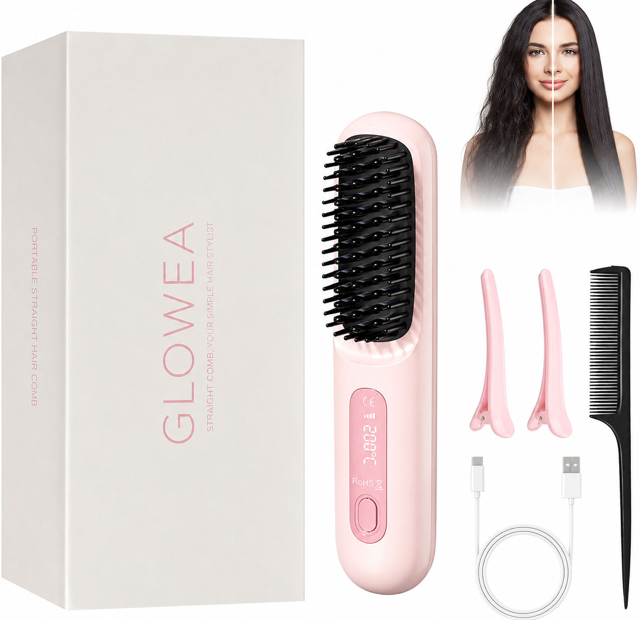 GLOWEA™ Portable Styling Brush