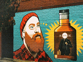 Hipster Whiskey Graffiti