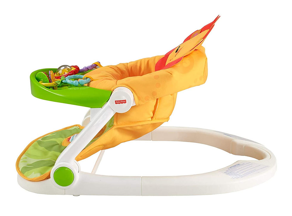Thumbnail: Fisher-Price Sit-Me-Up Lion Floor Seat with Removable Tray #28730