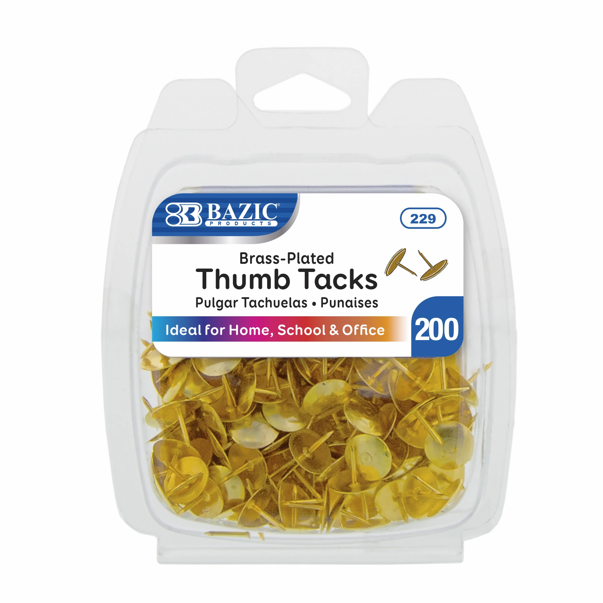 Bazic 229 200ct Brass Tacks #25663