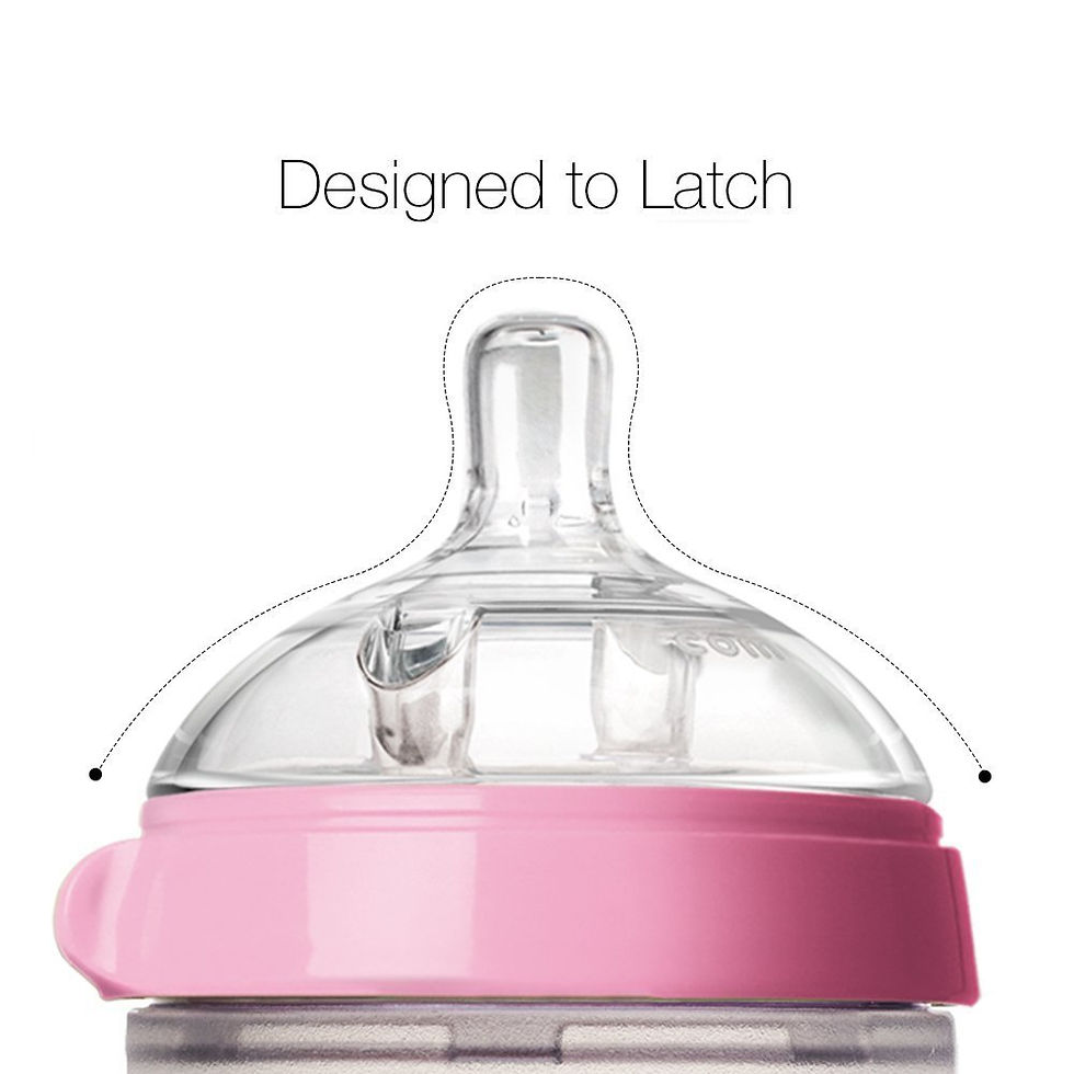 Thumbnail: Comotomo 2ct Baby Bottle Pink 8oz #31465