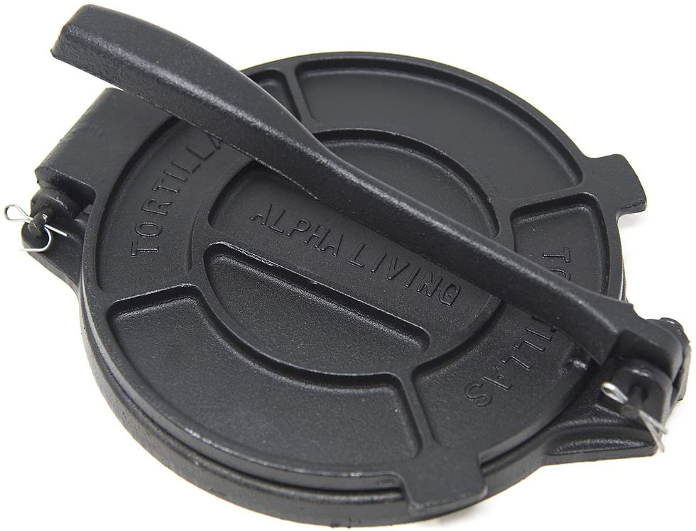 Thumbnail: Alpha 7.5" Cast Iron Tortilla Press #28902