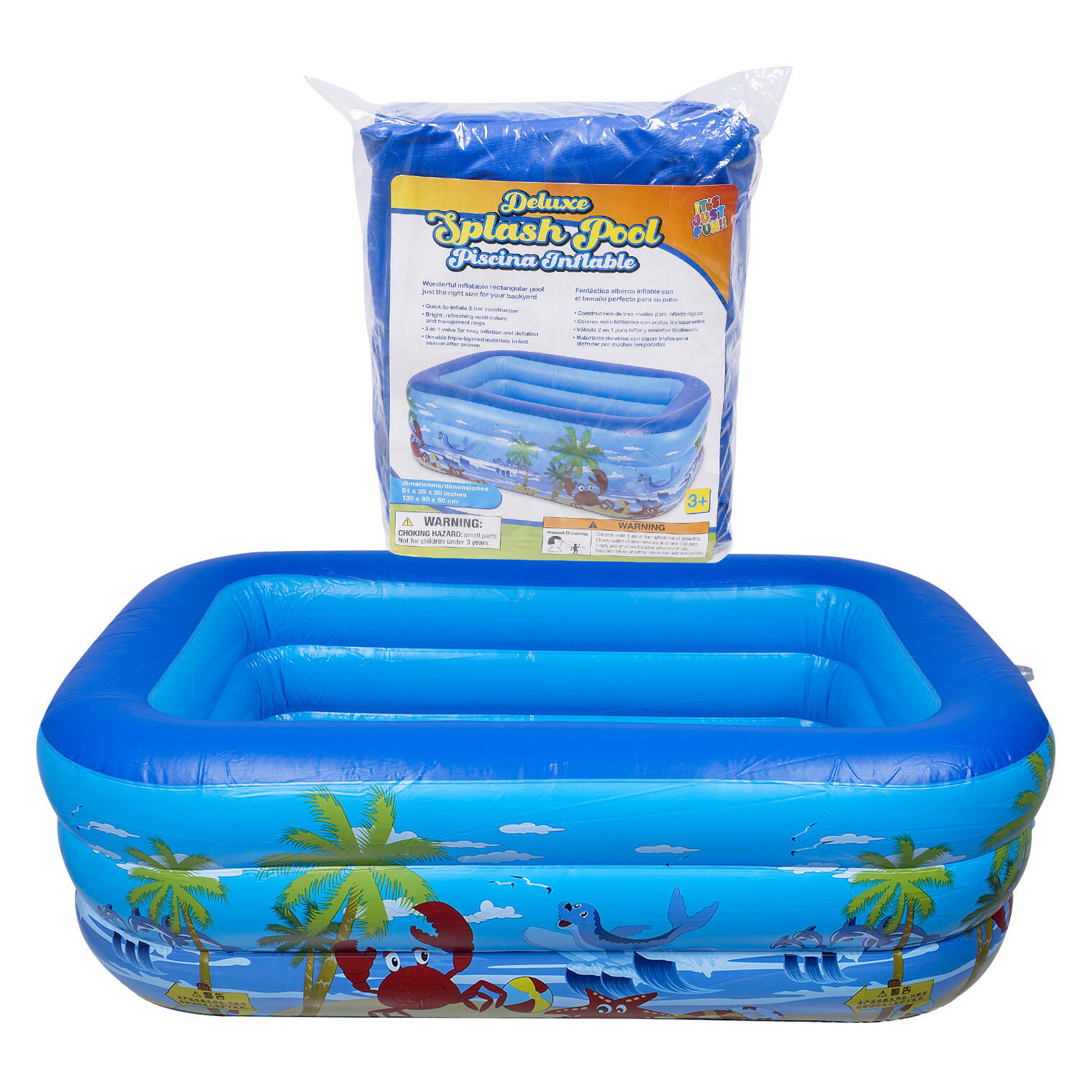 Deluxe Splash Pool 51"x 35"x 20" #31740