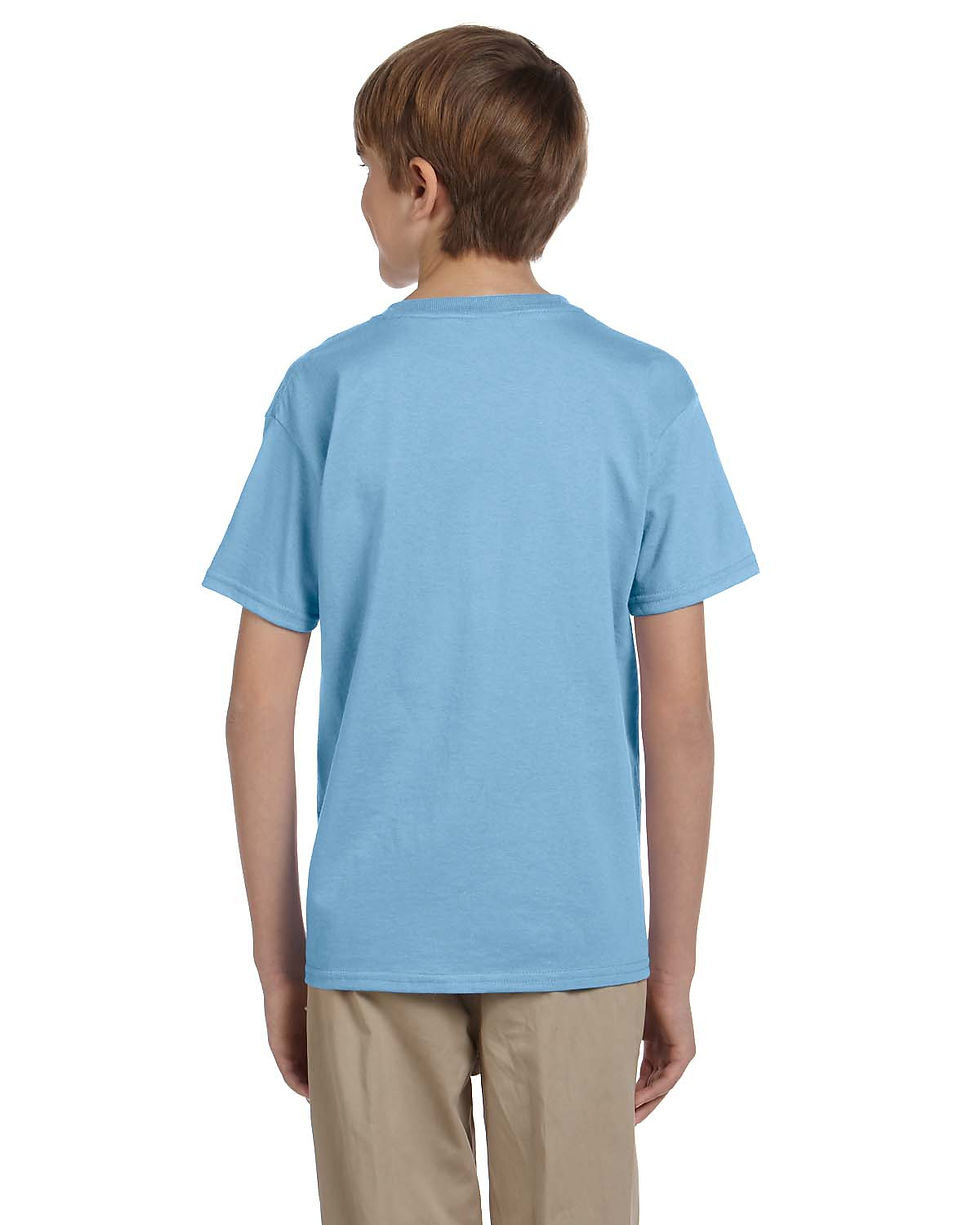 Thumbnail: Fruit of the Loom Youth Cotton T-Shirt Style 3931B Light Blue