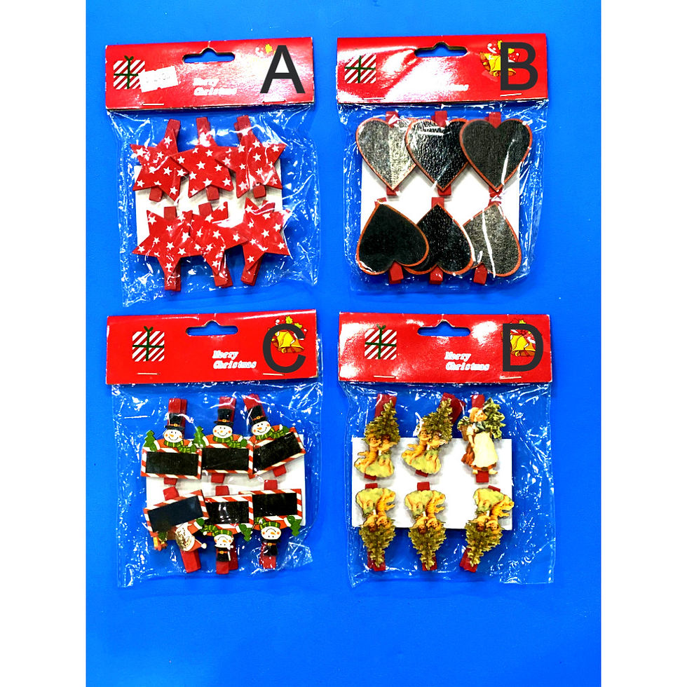 Thumbnail: 6ct Christmas Peg #15115