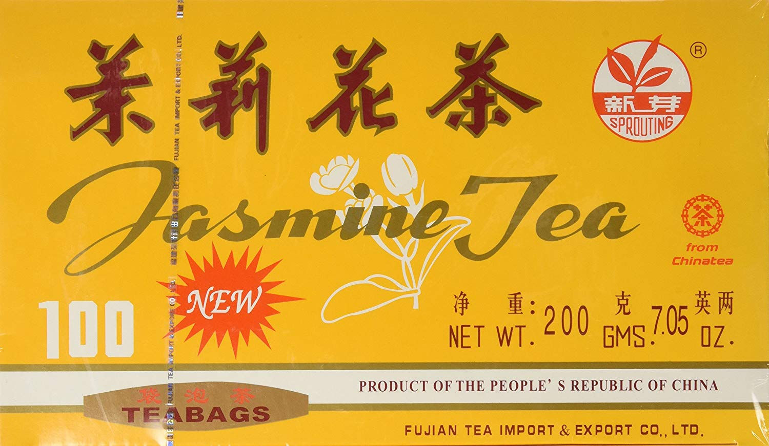 新芽茉莉花茶 Jasmine Tea 200g #22949