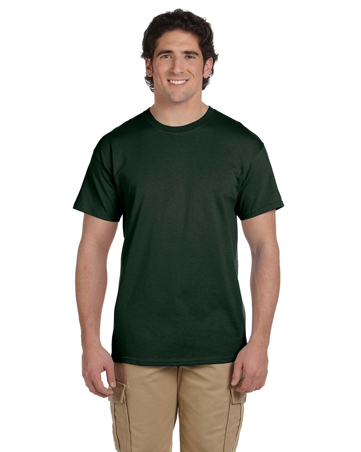 Fruit of the Loom Adult Cotton T-Shirt Style 3931 Forest Green
