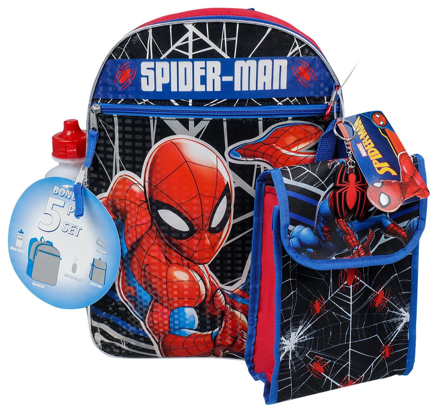 Spider-Man 5pc Backpack Set #32500