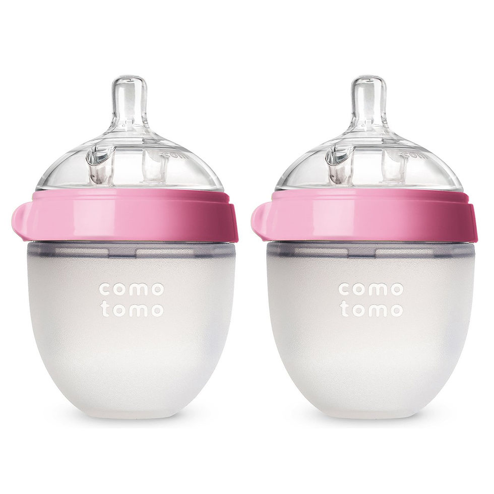 Comotomo 2ct Baby Bottle Pink 5oz #31464