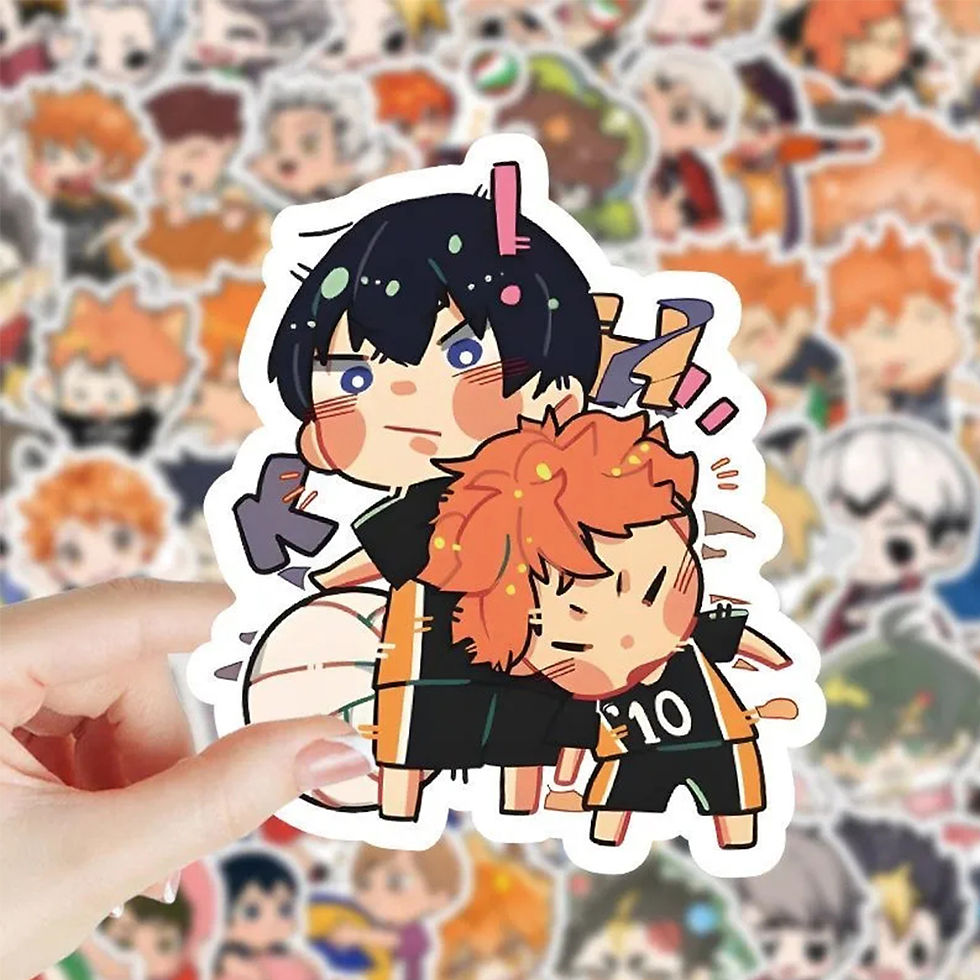 10/30/60PCS Cute Cartoon Haikyuu!! Stickers Anime DIY Skateboard Laptop Phone Co