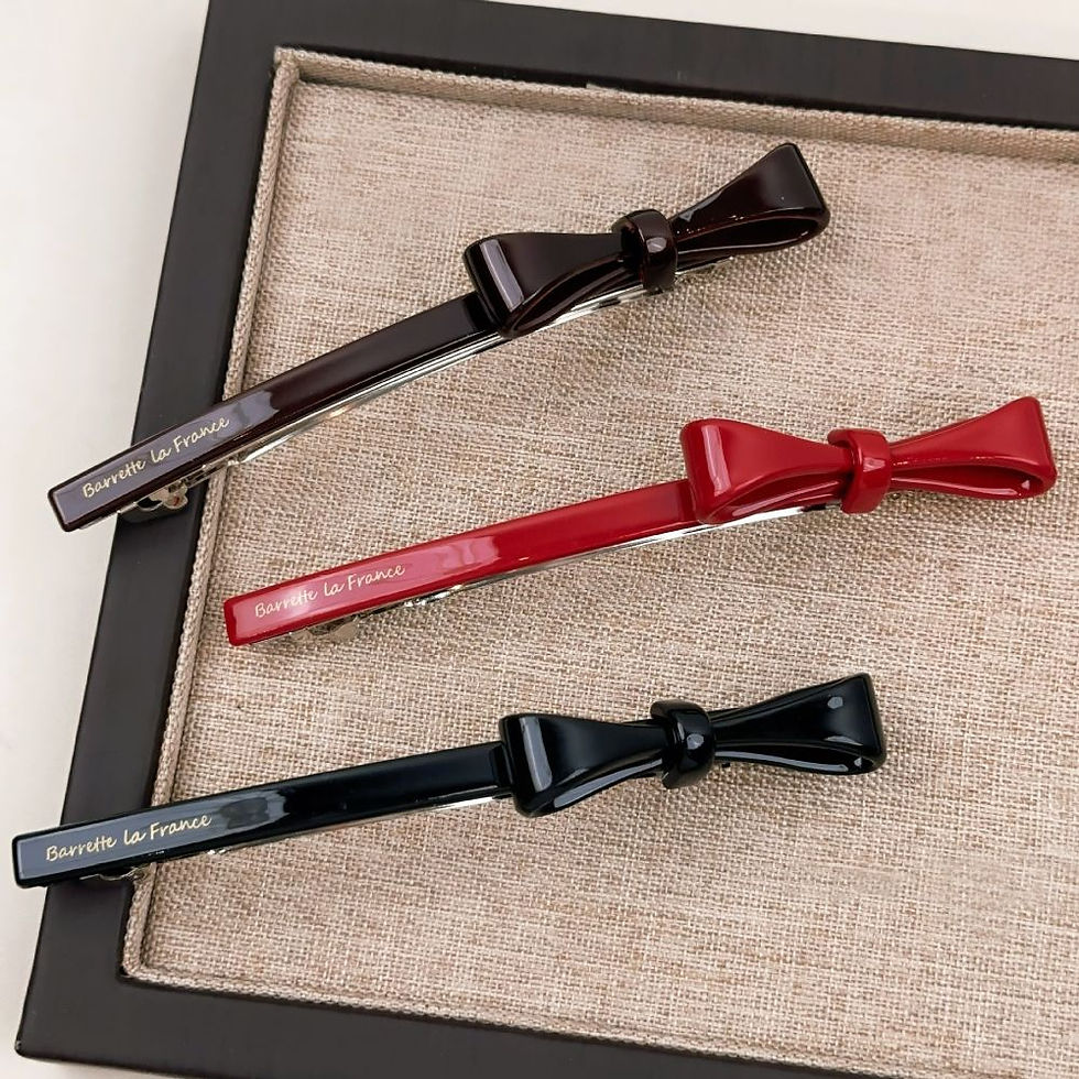 High Quality Retro Bow Hair Clip Korean Style Slender Barrettes Spring Clip for
