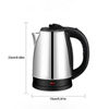 1.8L 304 Stainless Steel Electric Kettle Fast Boil for Home Kitchen Travel Hotel