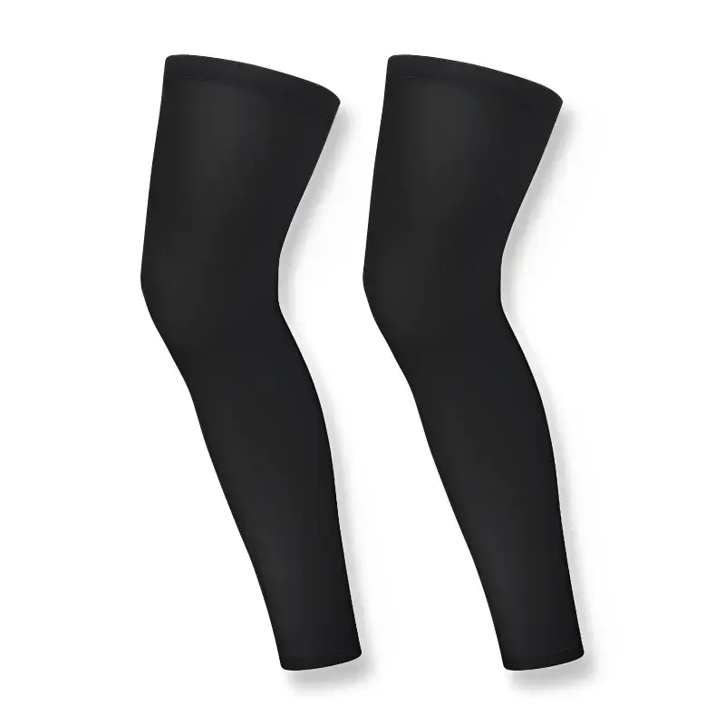 2PCS Summer Running CyclingLegs Sleeve Ice Silk Protection Compression Non-Slip