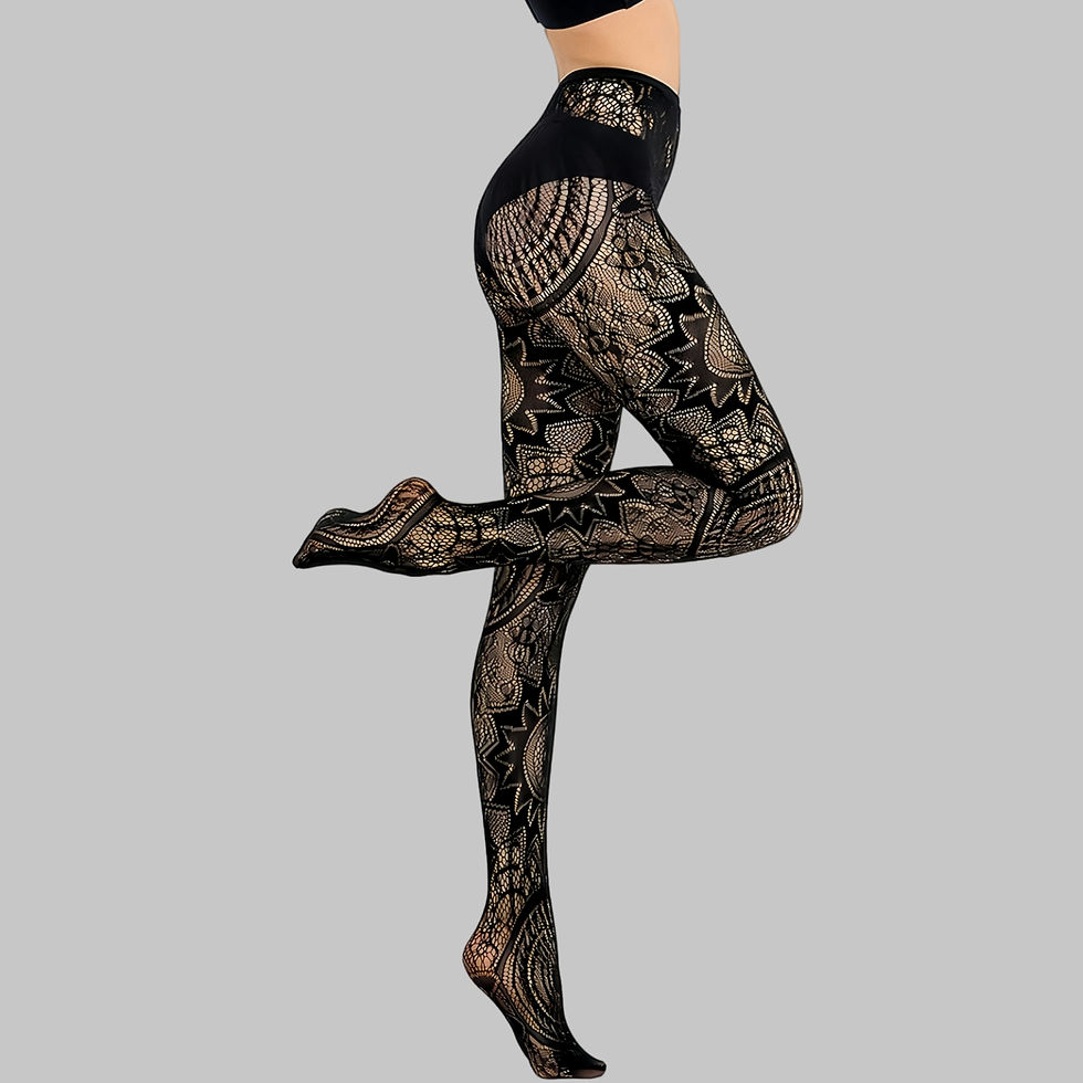 1Piece Sexy Tights Stockings Women Fishnet Pantyhose Trendy Jacquard