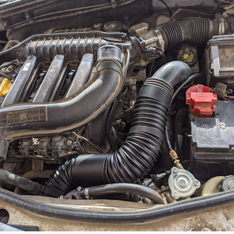 Thumbnail: 1pc Automotive Air Conditioning Filter Intake Pipe Kits 76/63/51mm Steel Wire Co