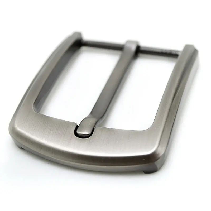 40mm zinc alloy men's casual belt buckle - Single Needle Tail Rod with Snap Butt