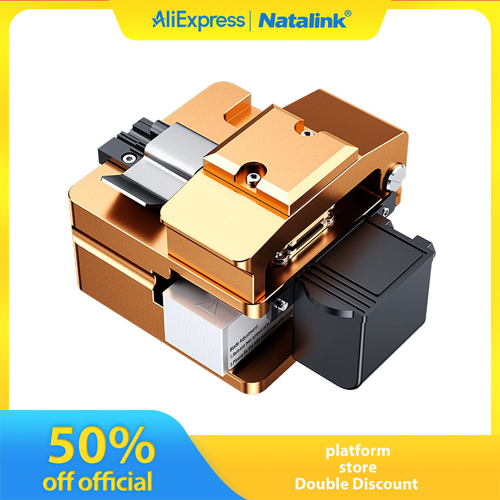Natalink Fiber Optic Cleaver Light Optical Fiber Fusion Splicer Cutting Knife Hi