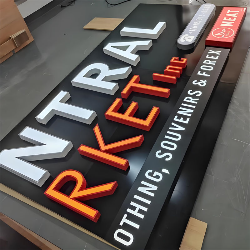 Thumbnail: Custom Outdoor 3D Acrylic LED Channel Letters Shop Signs, Face Lit LED luminous 