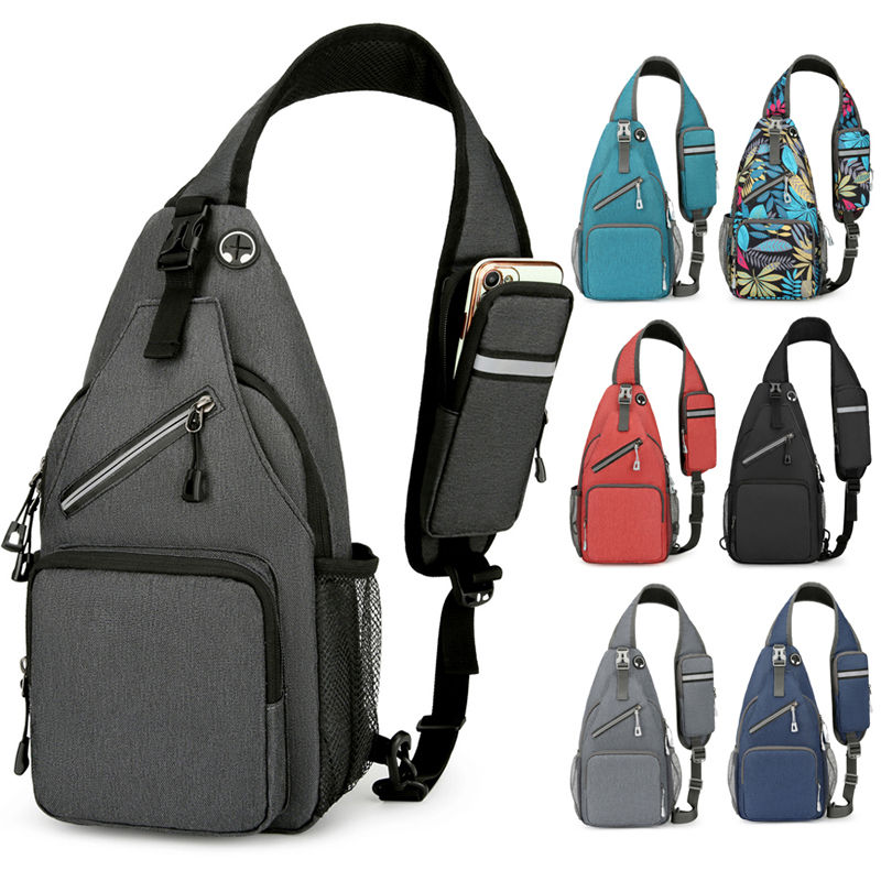 Men's Adjustable Chest Bag, Portable Shoulder Bag Crossbody Bag, Great for Trave