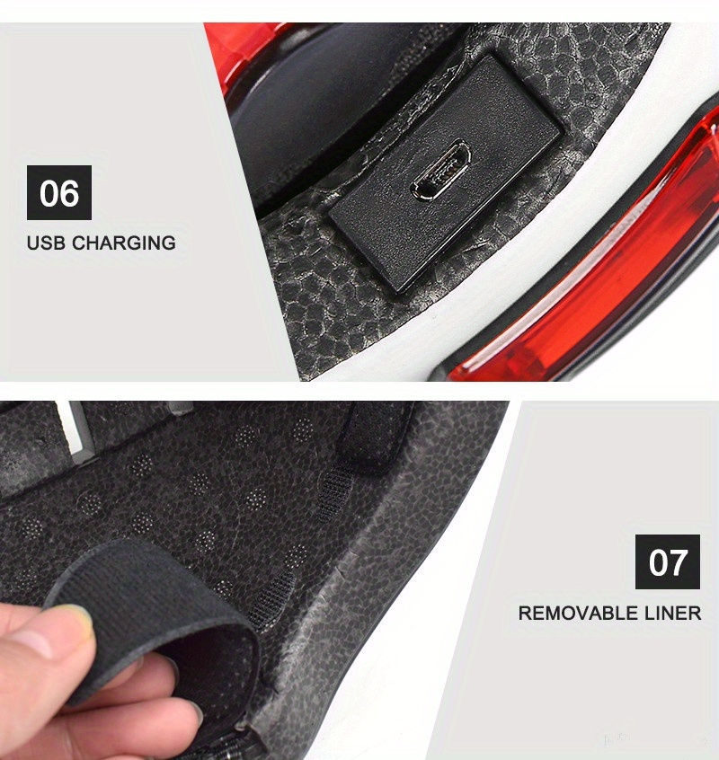 Thumbnail: Gudook Bike Helmet Adult Bike Helmets For Men/Women: Bicycle Helmet With USB Rec