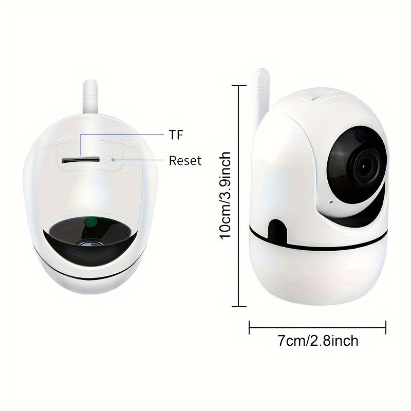1pc HD 1080P Wireless Security WIFI Camera Camera, AI Smart Human Tracking Motio