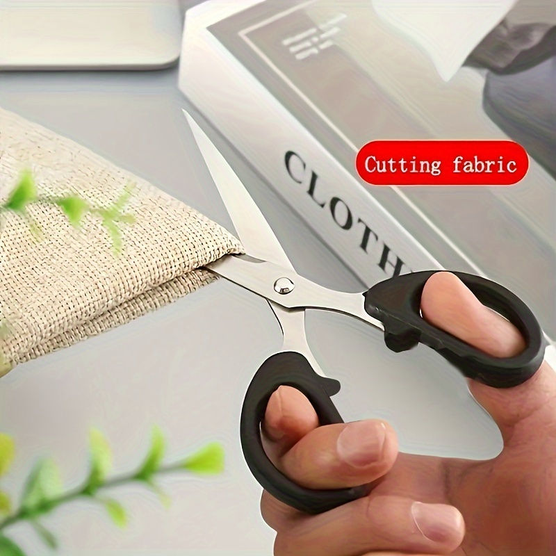 Thumbnail: 5pcs Ultra-Sharp Stainless Steel Scissors Set - Durable & Versatile for Paper, F