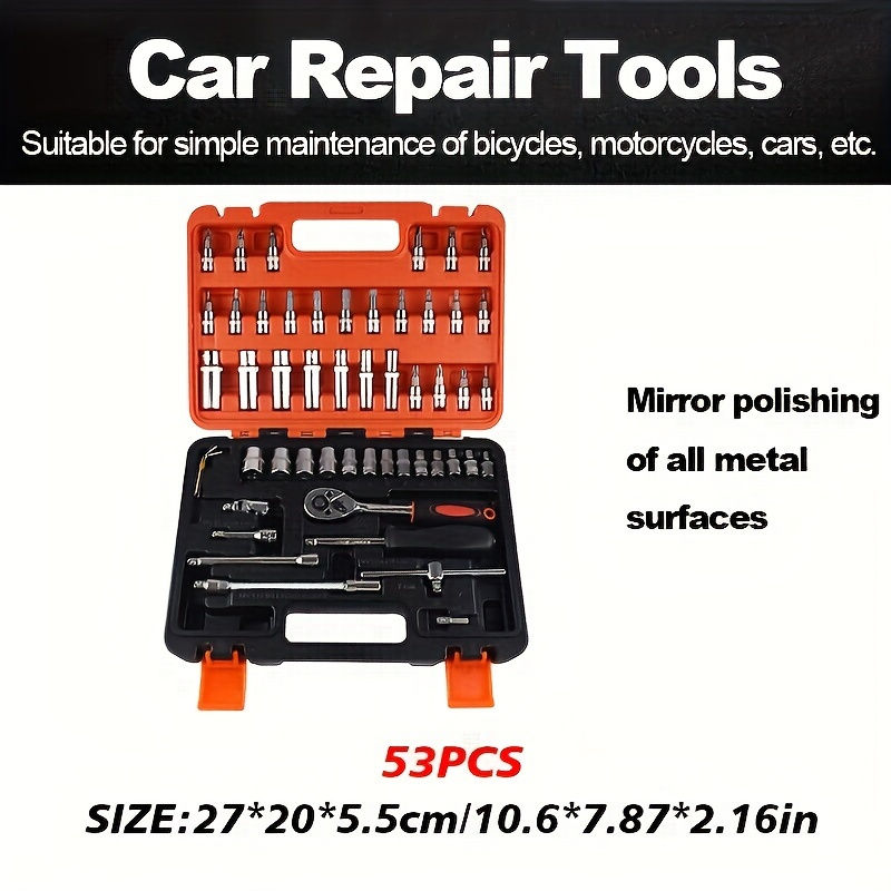 Thumbnail: 53/82/121/151PCS Heavy Duty socket Set, (5/16 Inches to 3/4 Inches) And Metric (