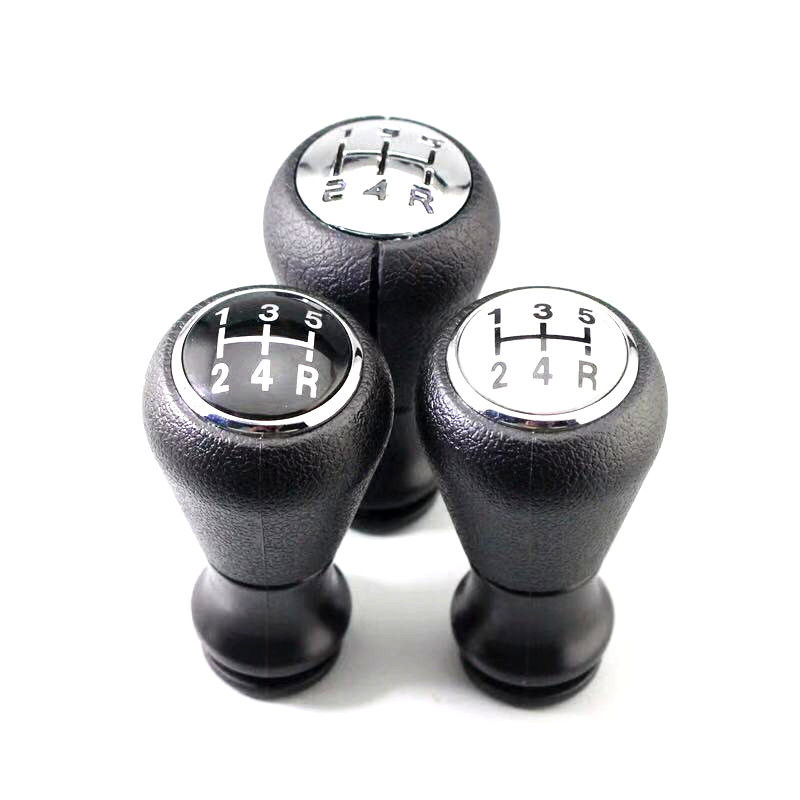 Car Gear Shifter Knob Leather Stick Car Gear Shifter Manual 5 Speed Shift Lever