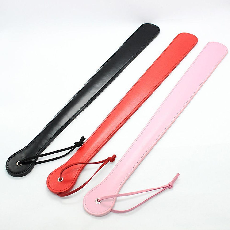 48CM PU Leather Paddle Slapper Whip For Horse Training Enhance Pain Equestrian T