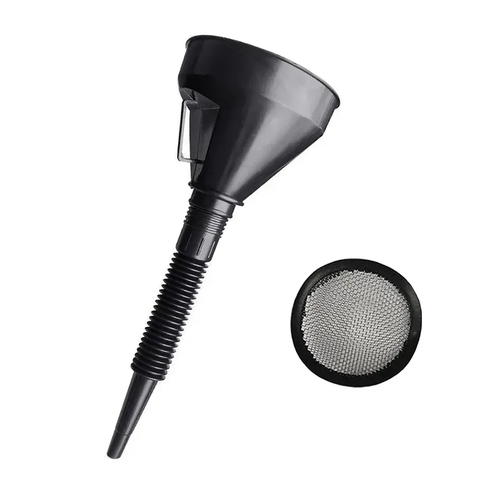 Car Refueling Funnel Detachable Spill-Proof Refueling Hose with Long Mouth Funne