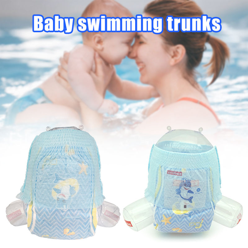 Baby disposable diapers Swim Waterproof Diapers Infant Swimming Diapers 5Pcs ba