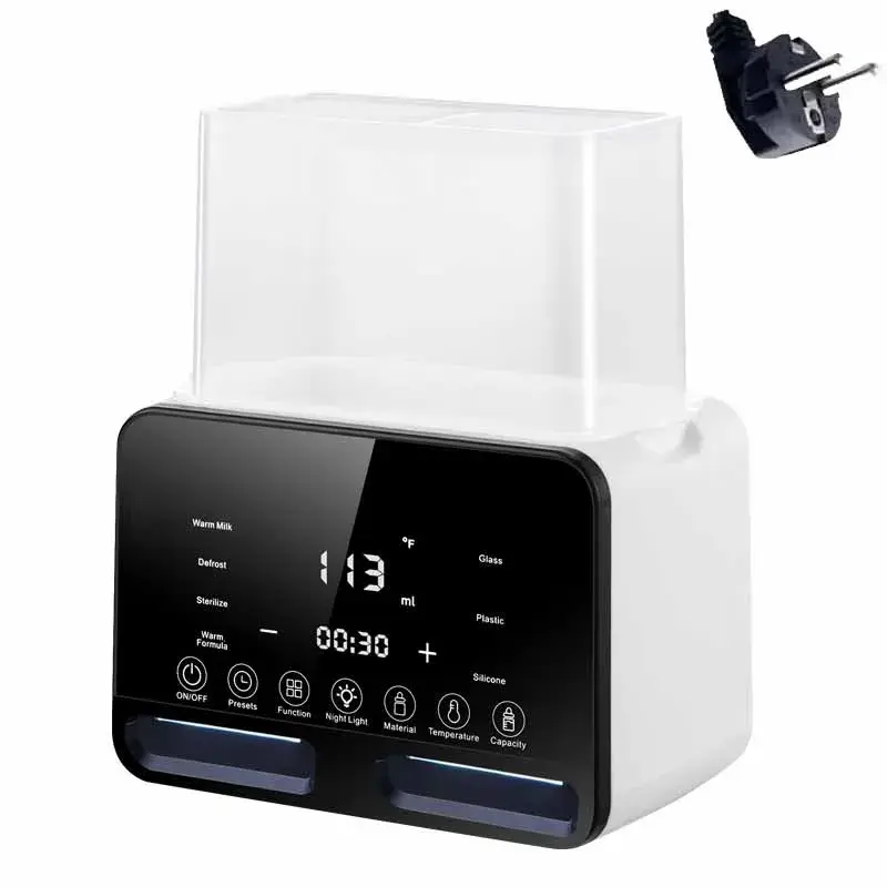 Baby Bottle Warmer Multifunction Sterilizer Accurate Temperature Control Fast Mi