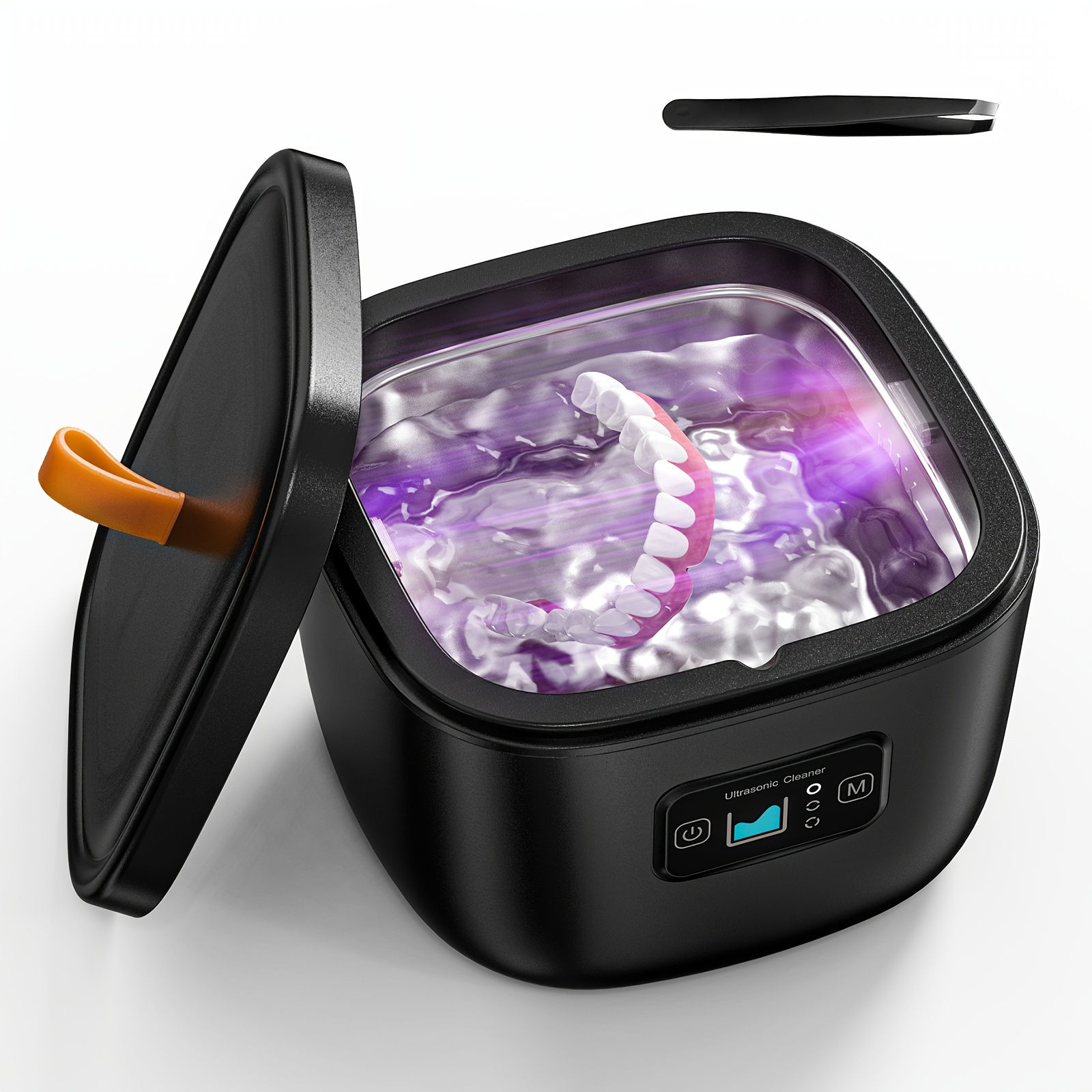 1pc Ultrasonic Denture Cleaner, Multi-Function Jewelry and Oral Care Specialist,
